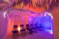 Lotus Therme Hotel Spa Heviz- соляная камера, покрыта с солем из Мертвого моря - курорт Хевиз